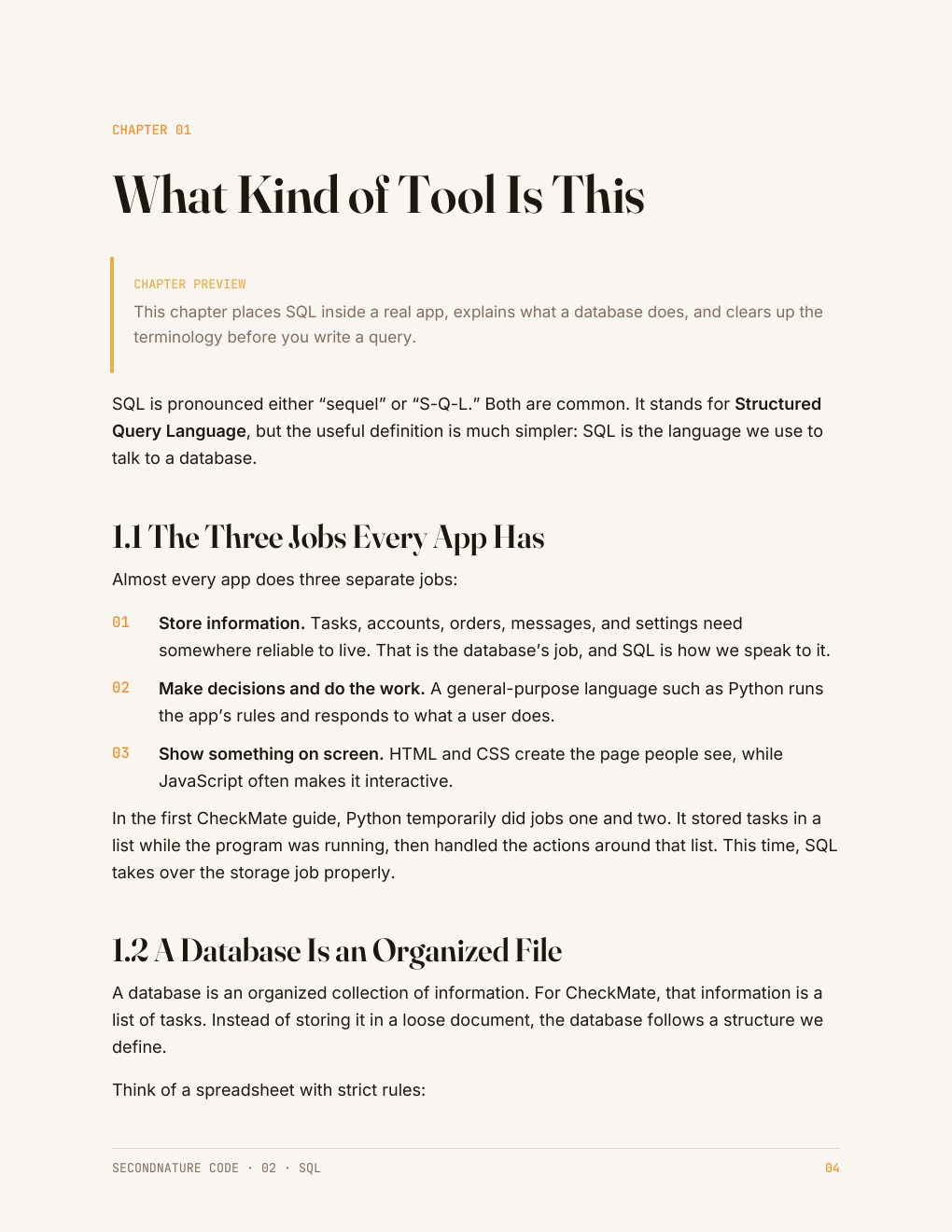 Page 5 of the SQL Quick Start Guide